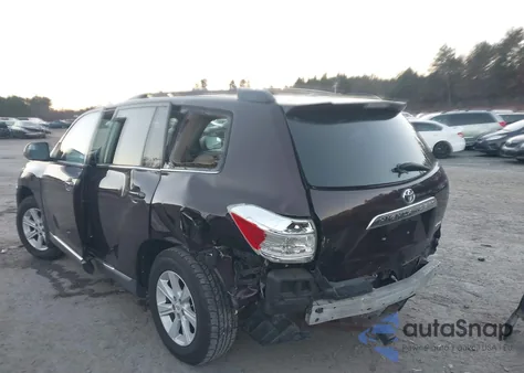 2012 Toyota Highlander Base V6 from USA, damaged, VIN 5TDBK3EH8CS138955